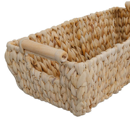 Storage basket in water hyacinth