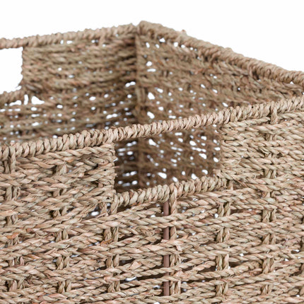 Storage basket seagrass set