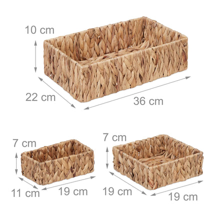 Storage basket set of 3