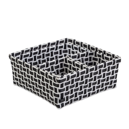 Storage basket set of 4 woven