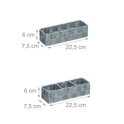 Storage basket set of 6