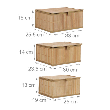 Storage baskets - set of 3