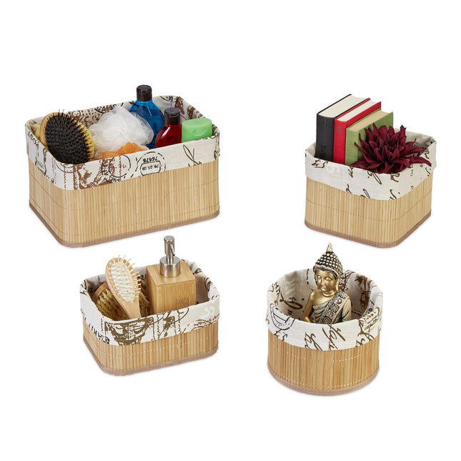 Storage baskets - set of 4