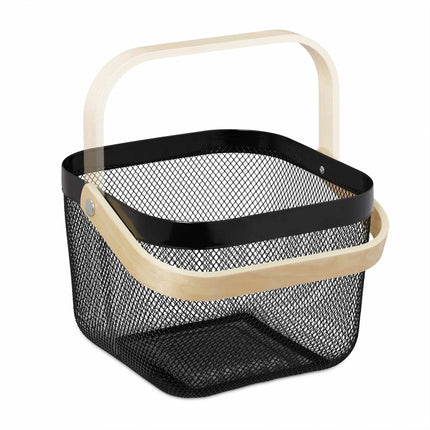 Storage basket with handle
