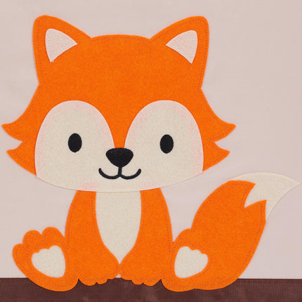 Storage box with fox motif