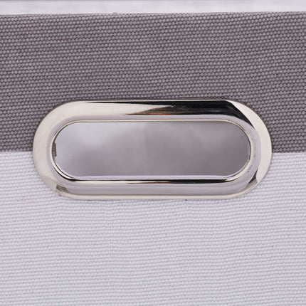 Storage box with stripes in a set of 2