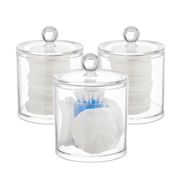 Storage set with 3 cotton swabs