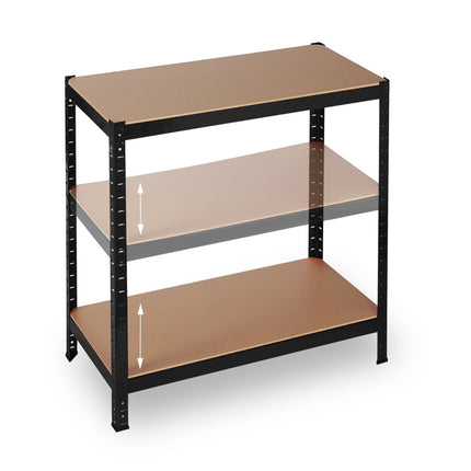 Storage shelf 1325 kg black