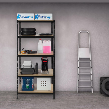 Storage shelf 1325 kg black