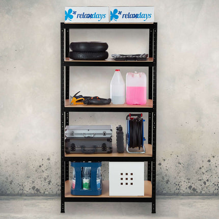 Storage shelf 1325 kg black
