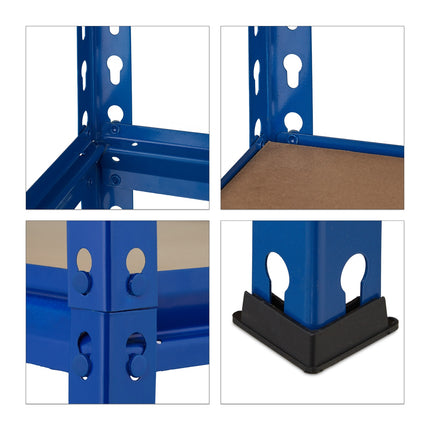 Storage shelf 1325 kg blue