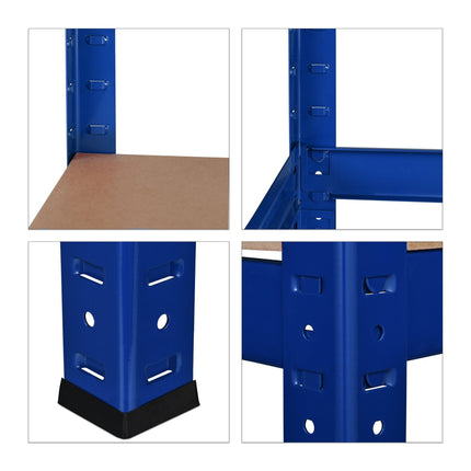 Storage shelf 1325 kg blue