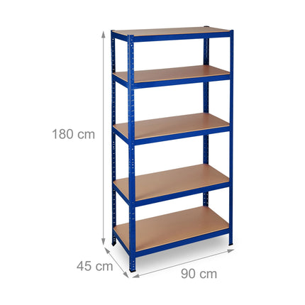 Storage shelf 1325 kg blue