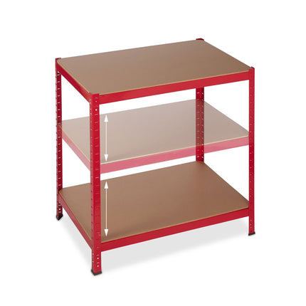Storage shelf 180x90x60 red
