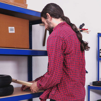 Storage shelf blue