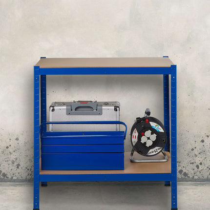Storage shelf blue