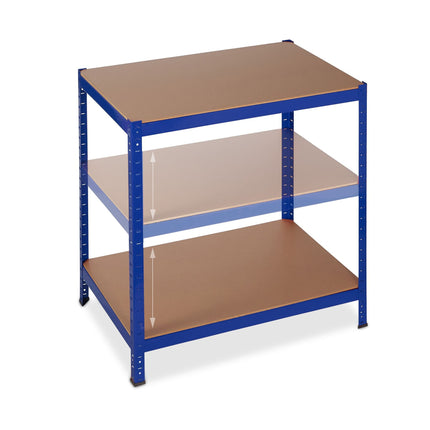 Storage shelf blue
