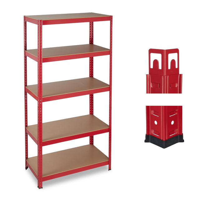 Opbergplank rood