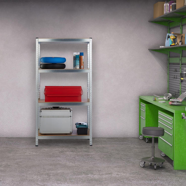 Storage shelf with 4 shelves