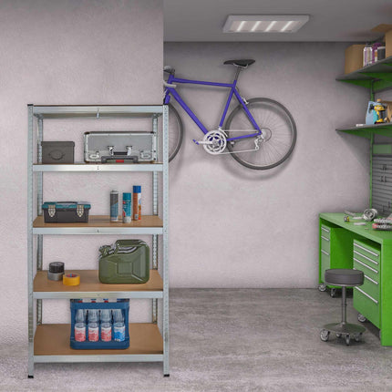 Storage shelf with 5 shelves