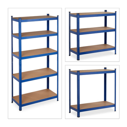 Storage shelf with 5 shelves