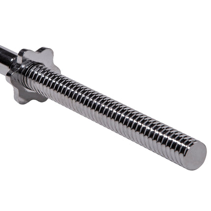 Straight Barbell 165 cm, 30 mm Diameter with Clamps