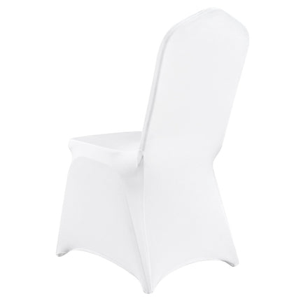 Stretch Spandex Folding Chair Covers, 100-Pack White