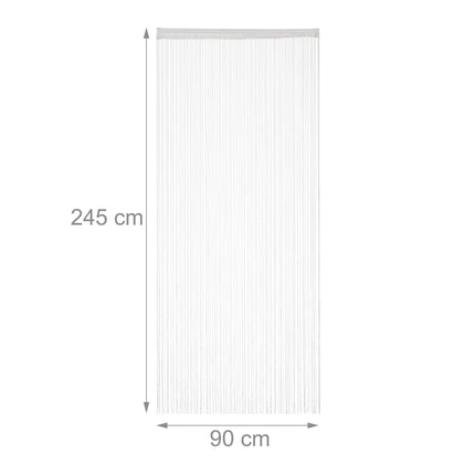 String curtain white