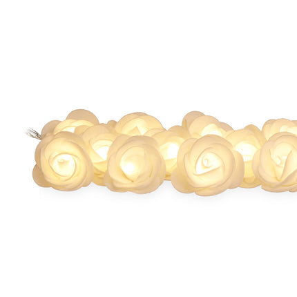 String of lights roses
