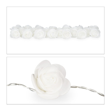 String of lights roses