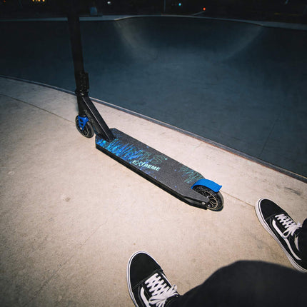 Stunt Scooter, 110mm PU Wheels, ABEC-7, Blue Lion Graphic