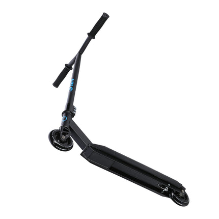 Stunt Scooter, Black-Turquoise, Durable Design