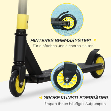 Stunt scooter with ABEC 9 bearings & 100 mm wheels