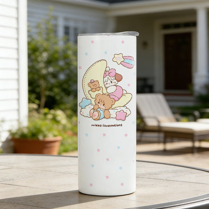 Sublimation Tumblers, 4-Pack 20 oz Stainless, Lids and Straws
