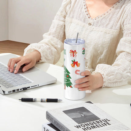 Sublimation Tumblers, 8-Pack 30 Oz Stainless Steel with Lids