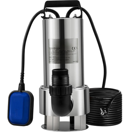 Submersible Water Pump 1300W, 20000 L/H, Float Switch