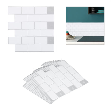 Subway tile stickers set of 10