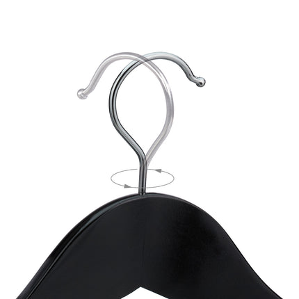Suit Hangers with Wide Shoulder Support, Set of 8