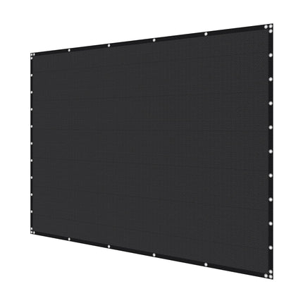 Sun Shade Cloth 10 x 10 ft, 90% Block, HDPE, Black