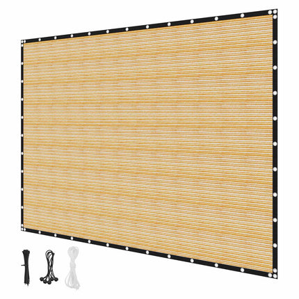 Sun Shade Cloth 12 x 20 ft, 90% Block, HDPE, Grommets