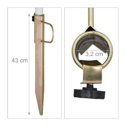 Sun Umbrella Lawn Stake