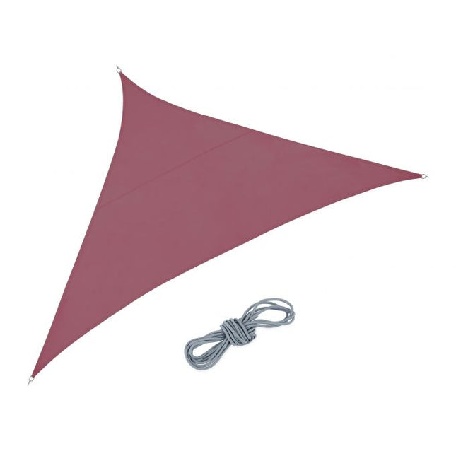 Sun sail polyester triangular burgundy