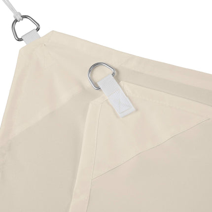 Sun sail rectangular beige