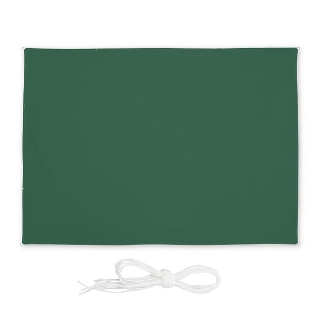 Sun sail rectangular green