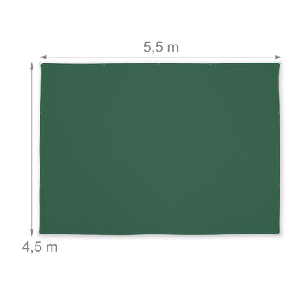 Sun sail rectangular green
