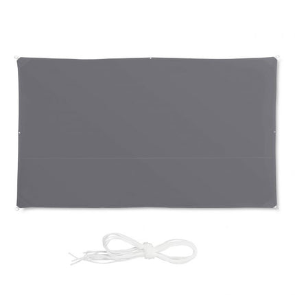 Sun sail rectangular grey