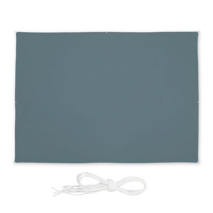 Sun sail rectangular grey