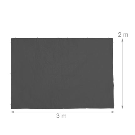 Sun sail rectangular grey