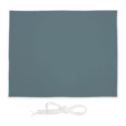 Sun sail rectangular grey