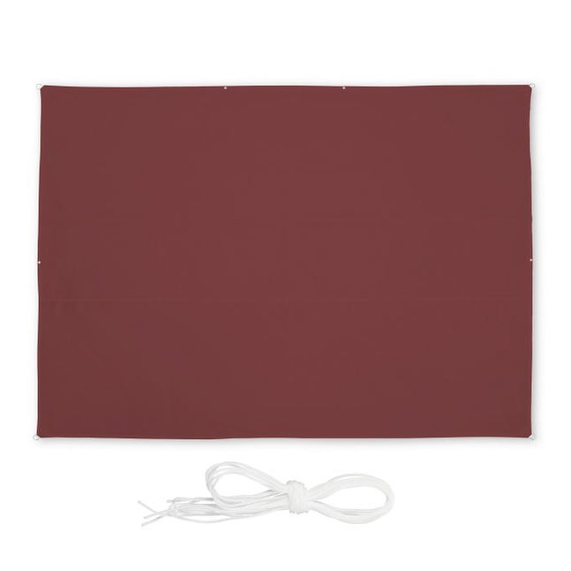 Sun sail rectangular maroon